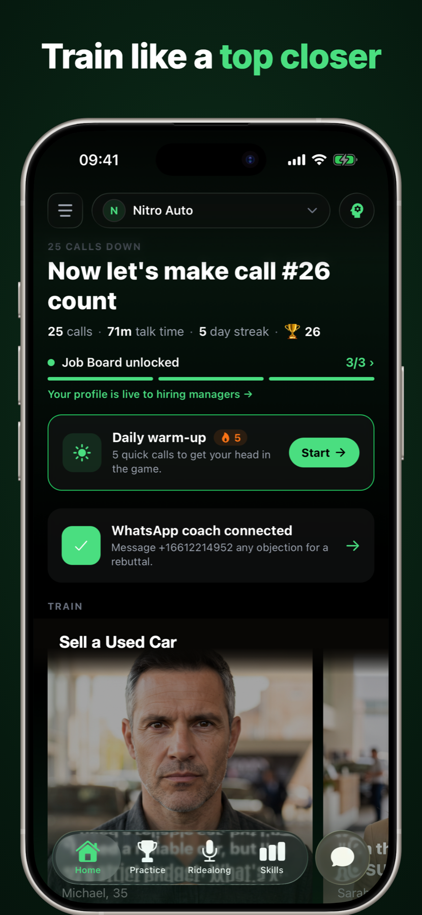 SalesCoach AI — Train like a closer